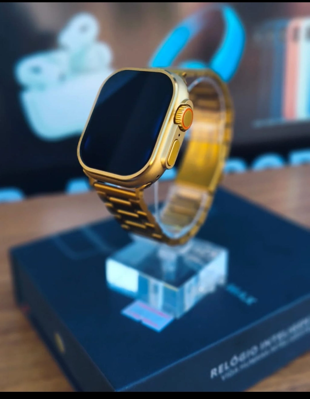 Smart Watch 8 Ultra Gold Edition with Logo (Master Copy)