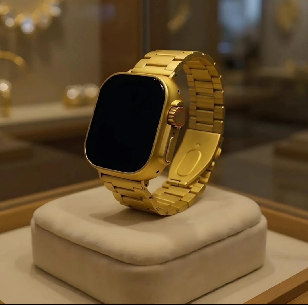 Smart Watch 8 Ultra Gold Edition with Logo (Master Copy)